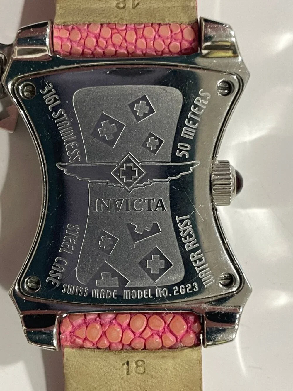 NOS Invicta Vintage Charm Model 2621 Women's Quartz MOP Dial - 01449 WORKS